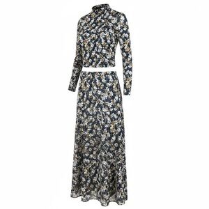 Halogen Floral top and matching skirt. Size small